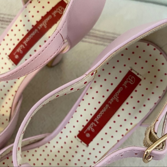 ModCloth Pink T-Strap Platform Rockabilly Heels - Picture 5 of 16